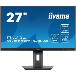Iiyama 27" IPS-panel, 3840x2160 UHD, USB-C Dock monitor ( XUB2797UHSNP-B1 )