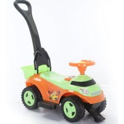 Guralica auto sa ručkom zeleno-narandžasta ( 1043590 )