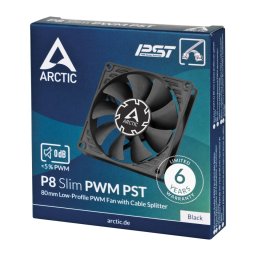 Ventilator za kućište ARCTIC P8 SLIM PWM PST, 80mm, 4 pin, ACFAN00295A