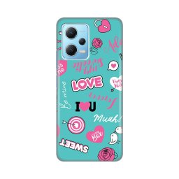 Torbica Silikonska Print za Xiaomi Redmi Note 12 5G (EU) Love