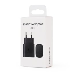 Kucni punjac PD Fast charger 25W za Samsung CE crni