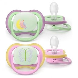 Avent Varalica Ultra Air Noćna 6-18m (2kom) – Svetli u mraku