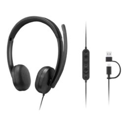 Lenovo VoIP Headset 5000 /žicne /Teams/crna Slušalice ( 4XD1R88995 )