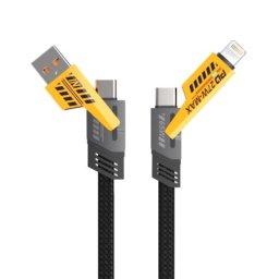 USB kabel 4u1, USB-A/USB-C/Lightning,PD65W ( USBK-4U1PD/PL )