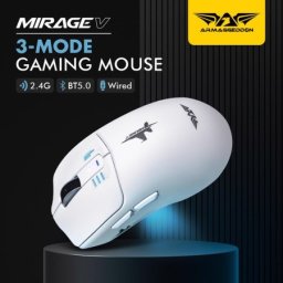 Armaggeddon Mirage V Wireless/BT Gaming Mouse White ( 5508 )