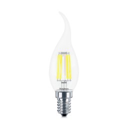 LED Sijalica filament u Obliku Sveće sa Plamenastom Krivinom 6w (Boja svetlosti: HLADNO BELA - 6500 kelvina)