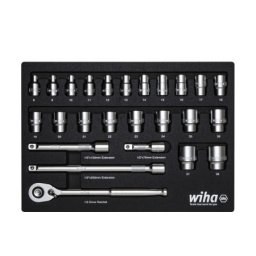 Wiha gedora 1/2" sa nasadnim ključevima, 26 delova ( W 44740 )