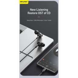 Awei tc-7 bubice usb-c w/microphone crne ( 55963 )