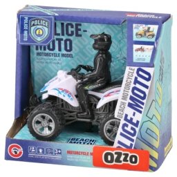 Ozzo moto igrčka kvad sa motoristom žuti 13cm ( 861946 )