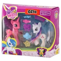 Ozzo fun horse set figura dva ponija set sa šnalicama ( 867193 )