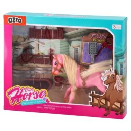 Ozzo happy horse roze konj 15x13cm ( 858463 )