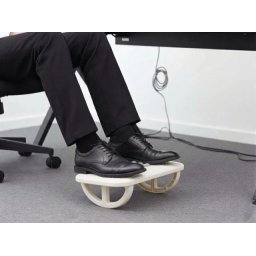 Ergonomski odmarac za noge sa podesivim nagibom ( PL-2504 ) - Beli