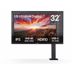 Lg ergo 32un880k-b 31.5"/ips/3840x2160/60hz/5ms gtg/hdmix2,dp,usb/pivot,visina/vesa/zvucnici monitor ( 32un880k-b.Aeu )