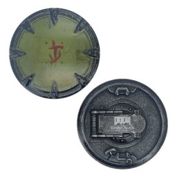 Fanattik DOOM: The Dark Ages - Saw Shield Medallion And Art Card ( 075072 )
