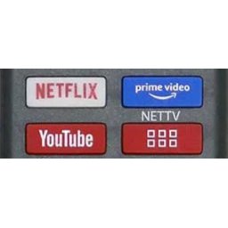 TVRC45HIBK Univerzalni daljinski upravljac za Hisense Amazon Prime/Disney+/Netflix/ Rakuten