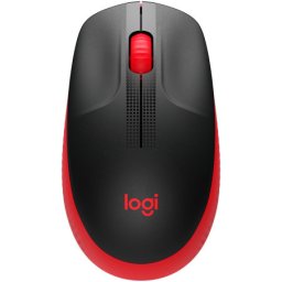Logitech M190 full-size wireless mouse red - 2.4GHZ - EMEA - M190 ( 910-005908 )