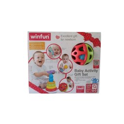 Gift set za bebe 4 zvečke WinFun