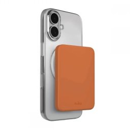 PURO MagSafe power bank 4200mAh bežična eksterna baterija Narandžasta
