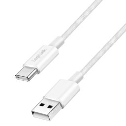 Logilink USB 2.0 Type C cable, C/M na USB - A/M, bela, 1.0m ( 6420 )