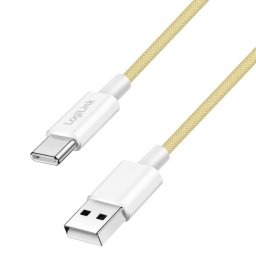 Logilink USB 2.0 Type C cable, C/M na USB - A/M, žuta, 1.0m ( 6424 )