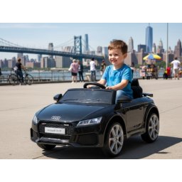 Audi TT RS – Licencirani Dečiji Automobil na Akumulator Crni (12V)