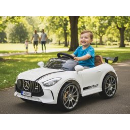 Automobil za decu na akumulator Beli (12V) – SM-25104B