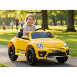 Volkswagen Beetle Dune Žuti Automobil za decu Licencirani