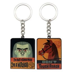 Fanattik The Witcher - The Witcher And Roach Keyring ( 075055 )
