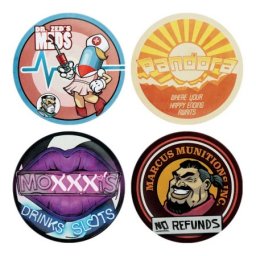 Fanattik Borderlands - Set of 4 Coasters ( 075059 )