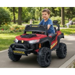 Veliki Dečiji Dvosed UTV Off-Road Beast 4×4 – Crveni (SM-26204C)