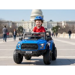 Džip za decu POBO (12V) – Plavi (SM-26205P)