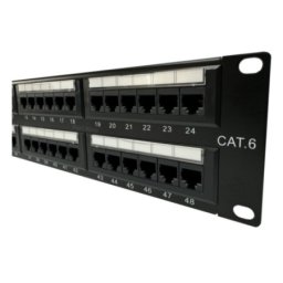 Patchcord kabal panel UTP 6, 48 2 bloka, 2U