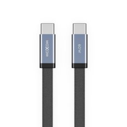 Moxom mx-cb372 pleteni fast 60w 3a type-c na type-c 1m crni Usb data kabal ( U2215 )