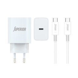 Superior su-4500 45w type c na type c 5a beli Kucni punjac ( P1168 )