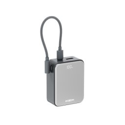 Moxom mx-pb195 mini fast 22.5w type c - lightning 10000mah sivi Power bank ( BAT9579 )