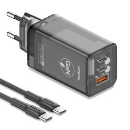 Moxom lx-hc824 60w pd type c na type c crni Kucni punjac ( P1277 )