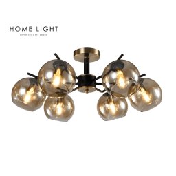 LUSTER 6XE14 TALIA 31 CRNI BAKAR BBLINK