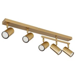 SPOT LAMPA 5XGU10 ROBBY GOLD GLOBO
