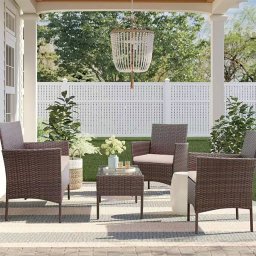 Baštenska garnitura braon Bay Lemon 22-6210A