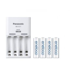 Panasonic punjač (10h) sa 4 baterije eneloop AA (K-KJ51MCC40E)