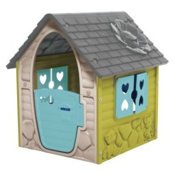 Velika Dohany - Kućica za decu - Sivo zelena 106x98x90