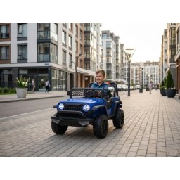 Dečiji džip na akumulator Wrangler Plavi (12V)