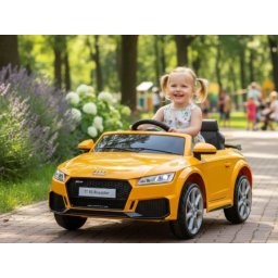 Audi TT RS – Licencirani Dečiji Automobil na Akumulator Žuti (12V)