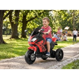 Dečiji motor na akumulator na 3 točka HLT Crveni (6V)