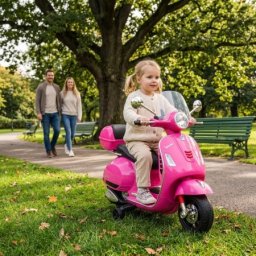 Vespa licencirani motor za decu 143 roze