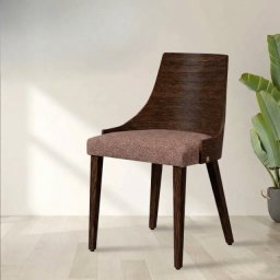 Trpezarijska stolica Lusso Wood - tamno drvo