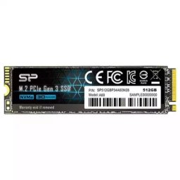SiliconPower SP512GBP34A60M28 A55 2200MBs/1600MBs SSD M.2 NVME 512GB
