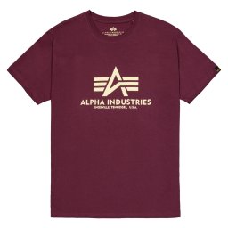 ALPHA INDUSTRIES BASIC MAJICA DCHERRY