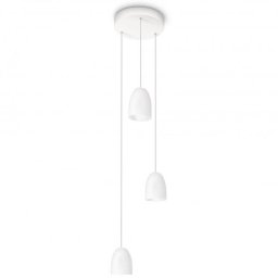 Visilica Wolga Bela 3x3W PHILIPS 40921/31/16