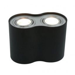 Spot svetiljka JM 016 2XGU10 IP20 crna 05.0748